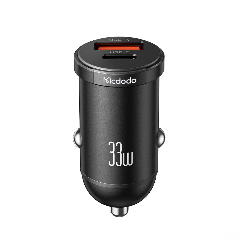 Mcdodo 33w Mini Dual Port Fast Car Charger With LED Light