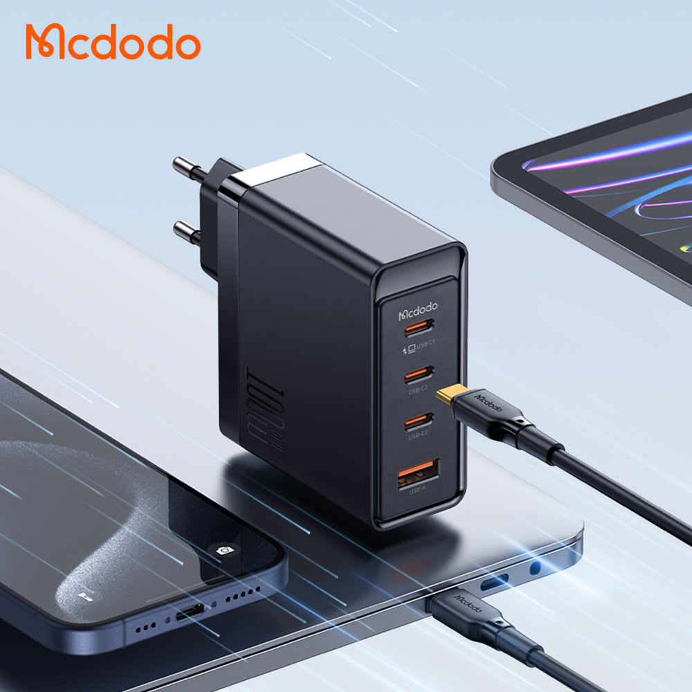 Mcdodo 100w Gan Fast Charging Charger Quad Port