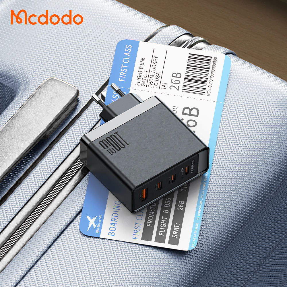 Mcdodo 100w Gan Fast Charging Charger Quad Port