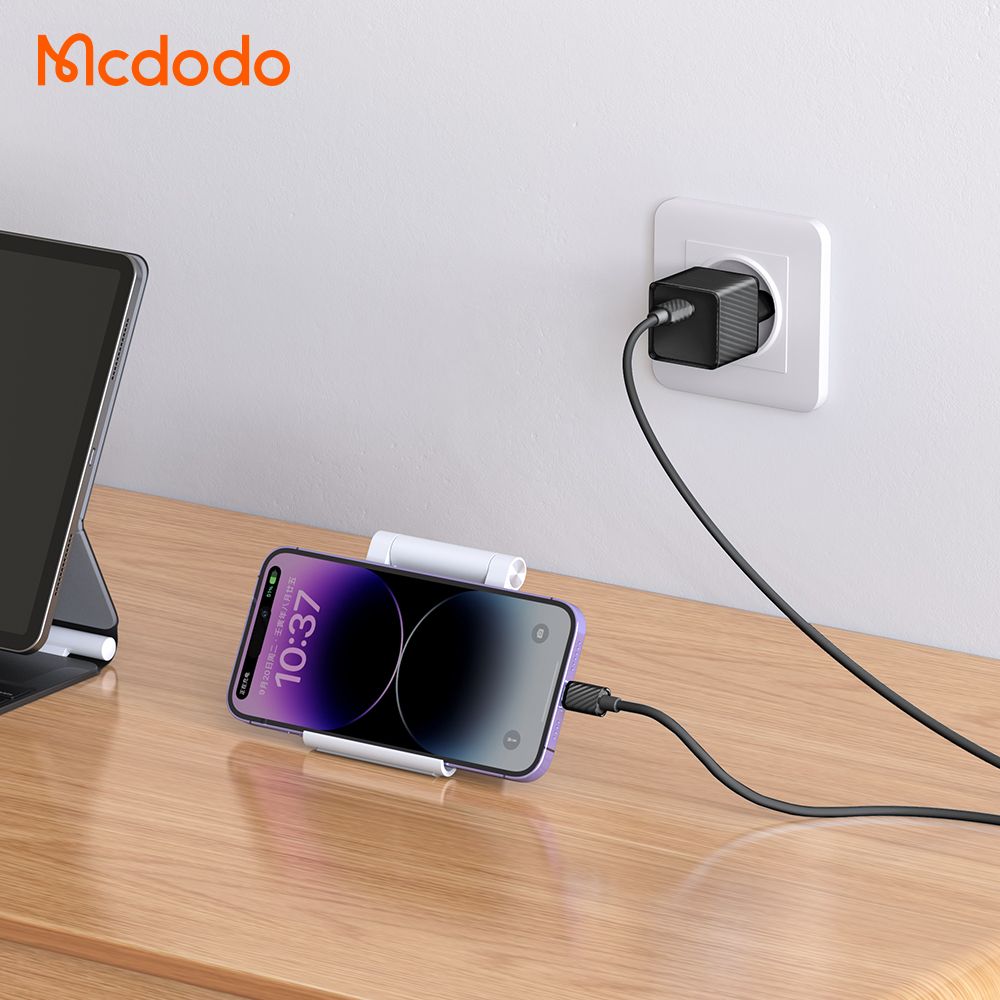 Mcdodo iPhone 15 Starter Pack - 20w GaN Charger , iPhone 15 Series Case , iPhone 15 Series Screen Protector