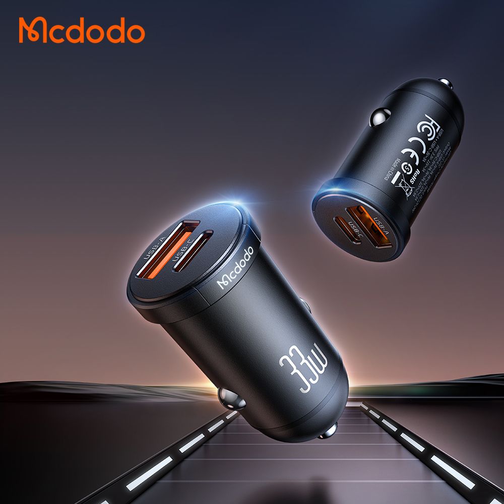 Mcdodo 33W Digital Display Dual Port Fast Charger With USB Type C Quick  Charge