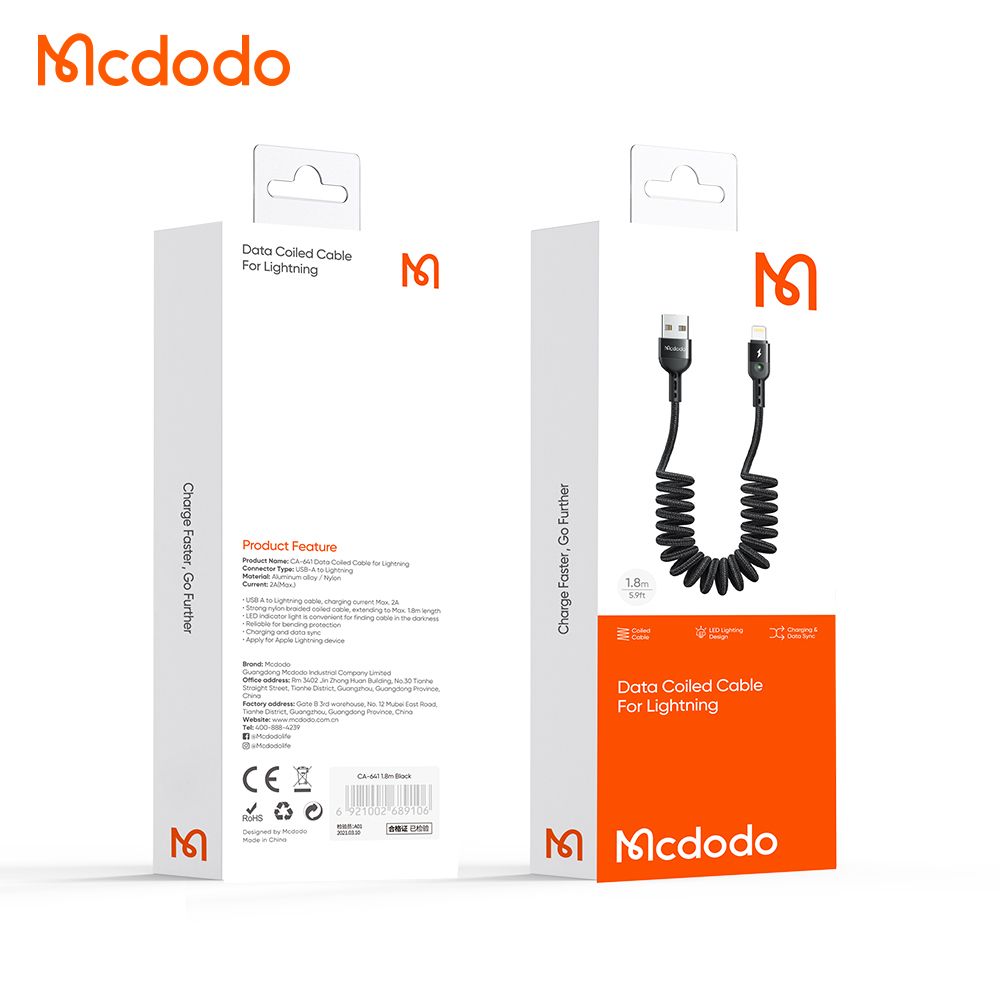 Mcdodo Coiled Series