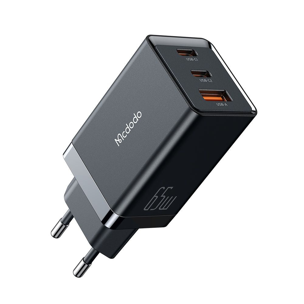 Mcdodo 65w GaN 5 Mini Fast Charger Tri Port + 2m USB-C Cable