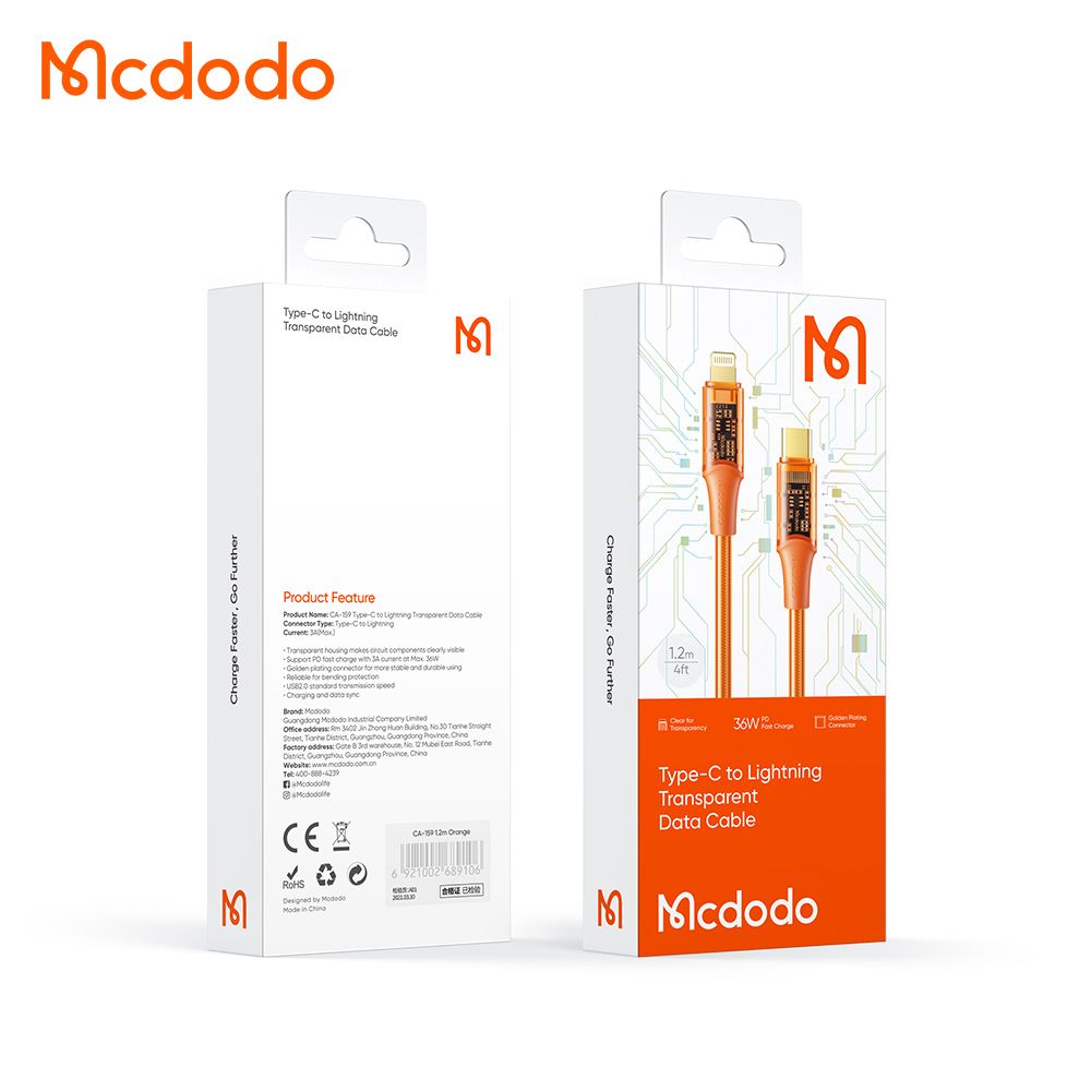 Mcdodo Amber Transparent Series