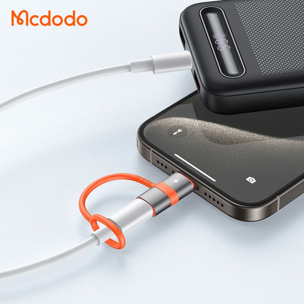 Mcdodo Lightning to USB-C 60W Fast Charging Connector + Data