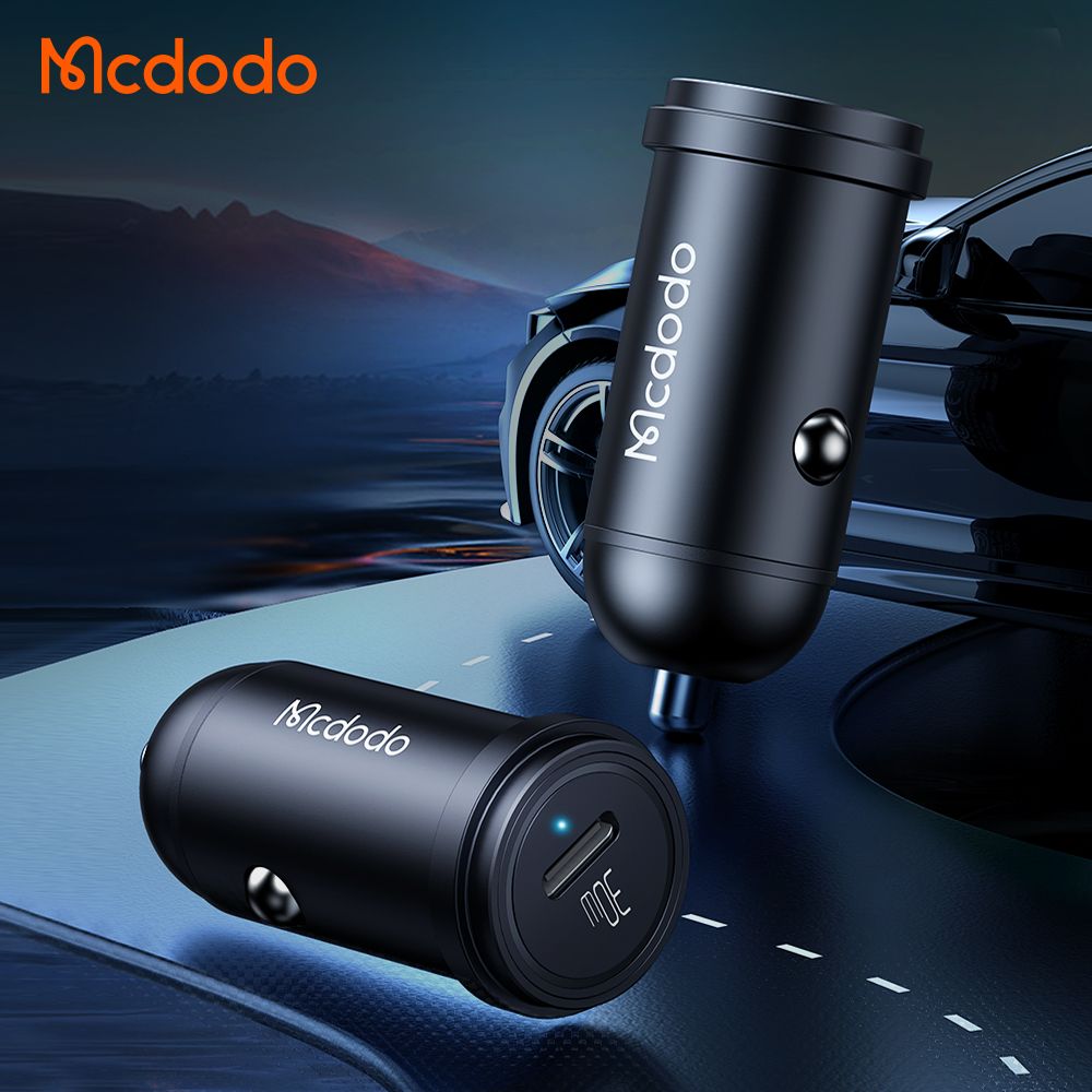 Mcdodo 30w Fast Car Charger + 36w USB-C to Apple iPhone Lightning Cable